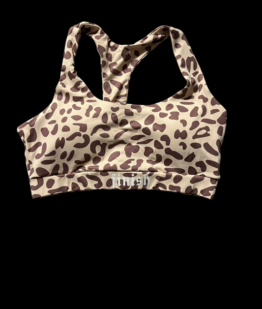 CHEETAH PRINT SPORTS BRA